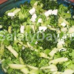 Зеленый капустный салат