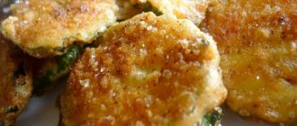 Fried cucumbers with flour and soy sauce